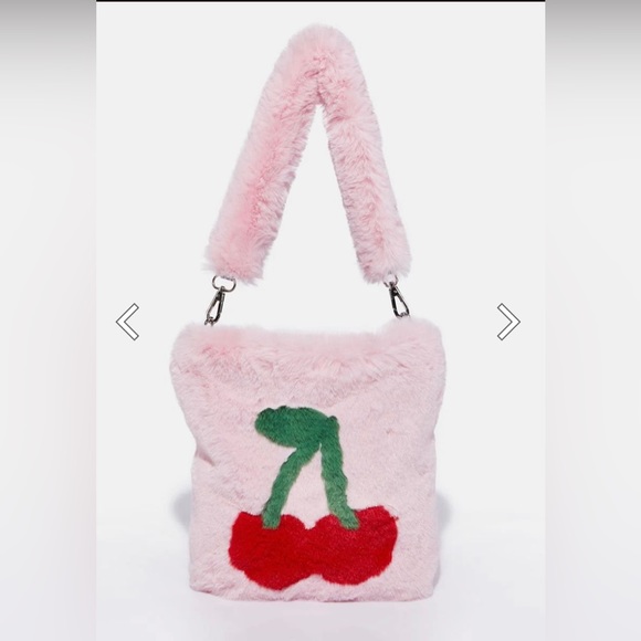 Cherry Faux Fur Bag from A Shop Of Things - Picture 5 of 6